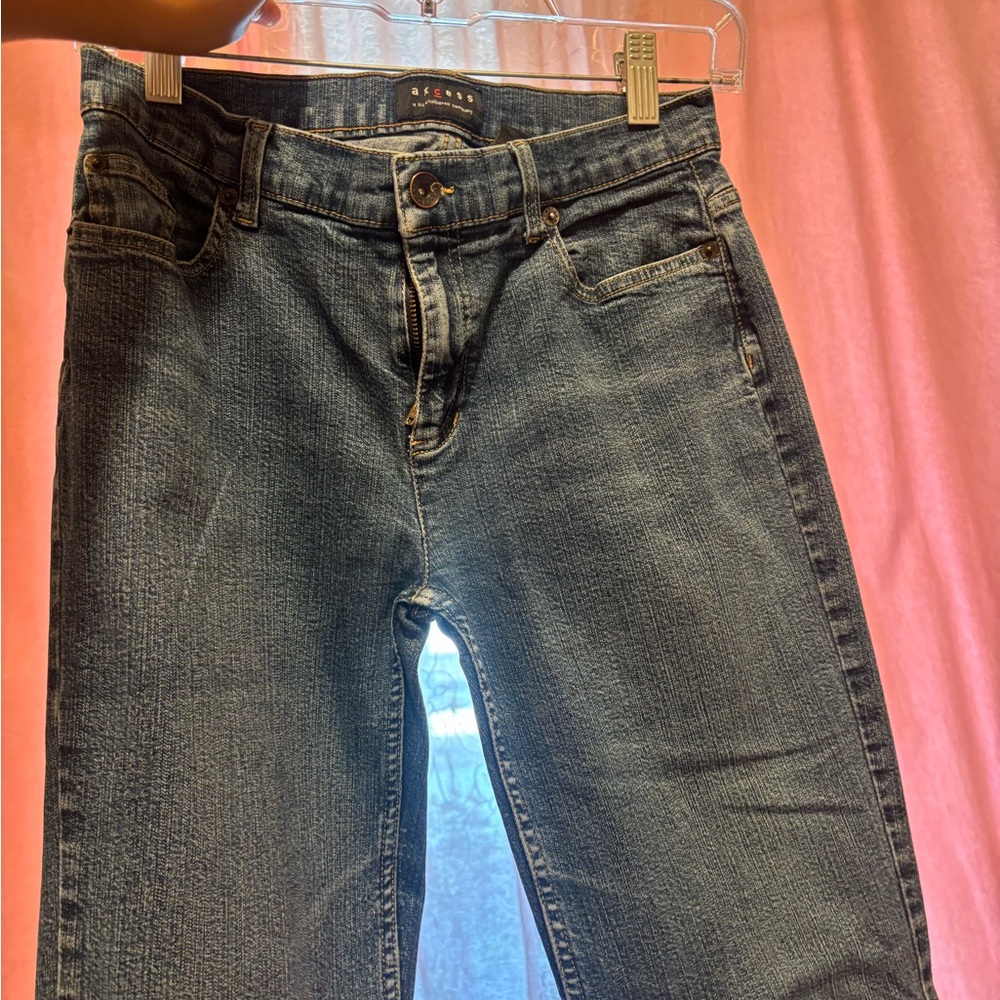 Liz Claiborne Women's Flare Jeans - Classic Blue